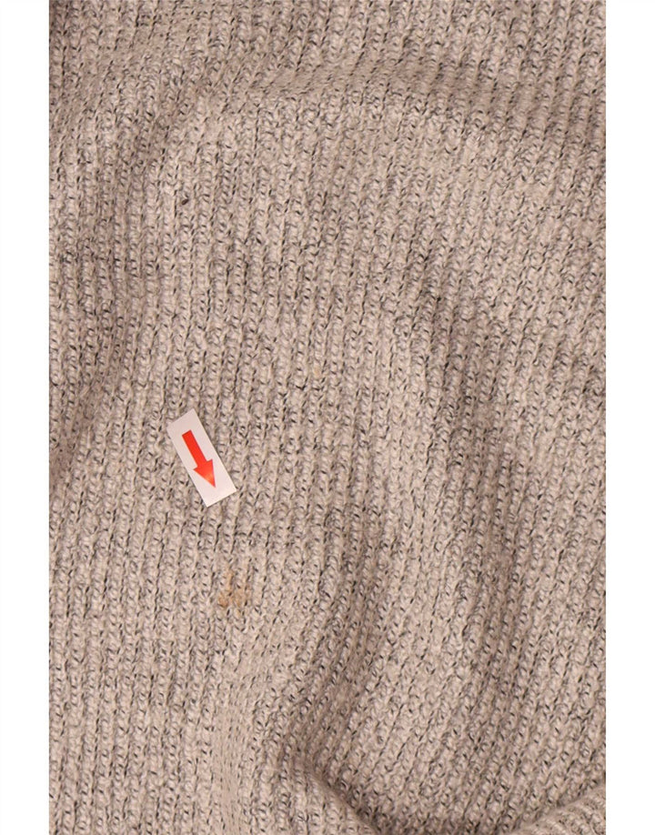 Marks & Spencer Pull à Col Rond Homme Large Beige Polyamide