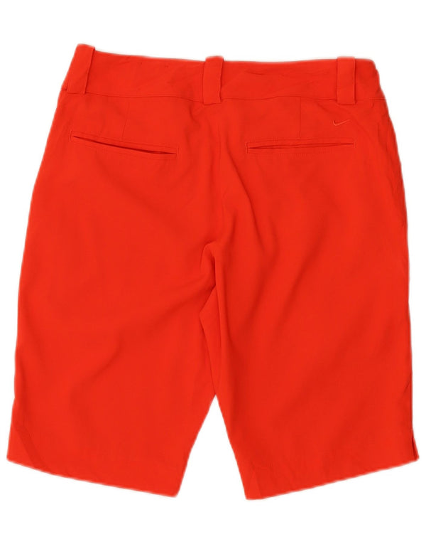 Nike Short chino Dri Fit pour femme UK 8 Small W27 Rouge Polyester