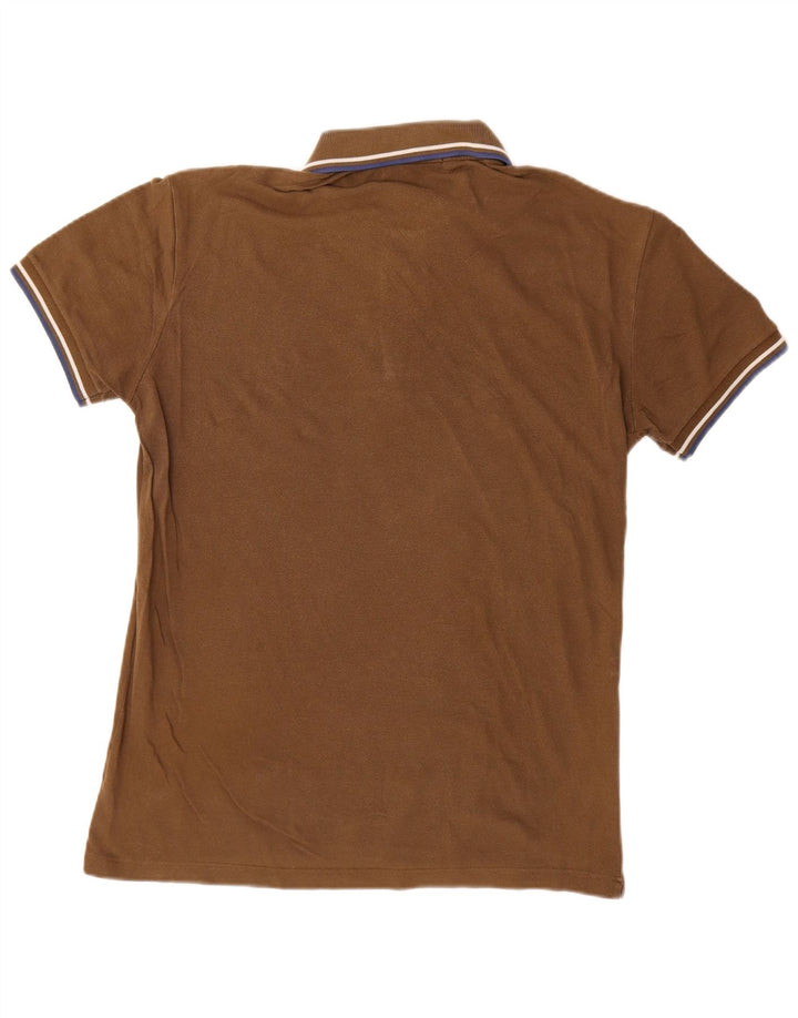 Fred Perry Polo Léger et Stretch Homme Marron Moyen Coton