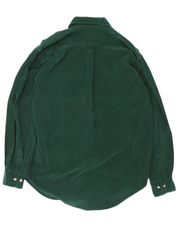 Chemise Velours Côtelé Homme Balloon Vert Moyen Coton