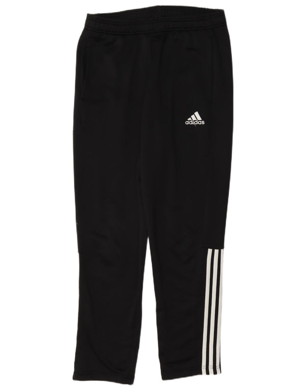 Adidas Mens Tracksuit Trousers Medium Black Polyester