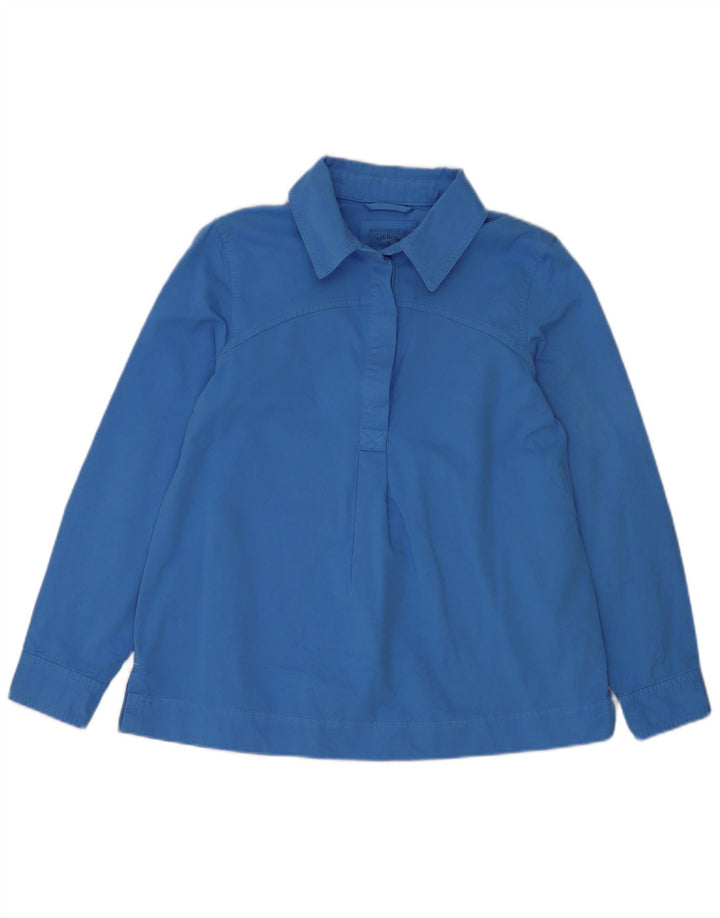 Joules Chemise pull surdimensionnée pour femme UK 10 Petit Bleu Coton