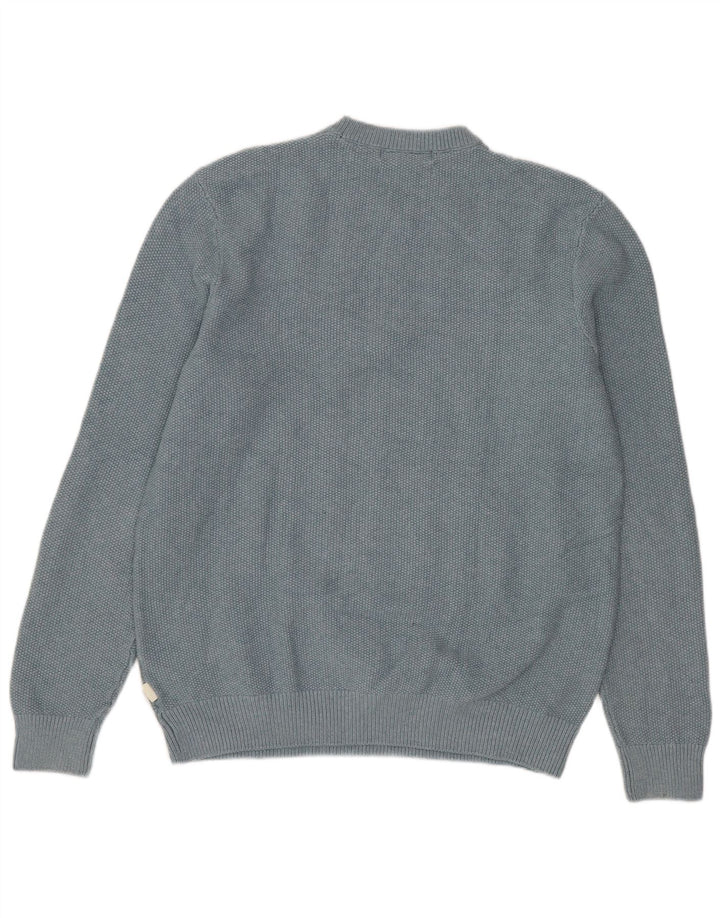 Marks & Spencer Pull col rond homme bleu moyen polyester