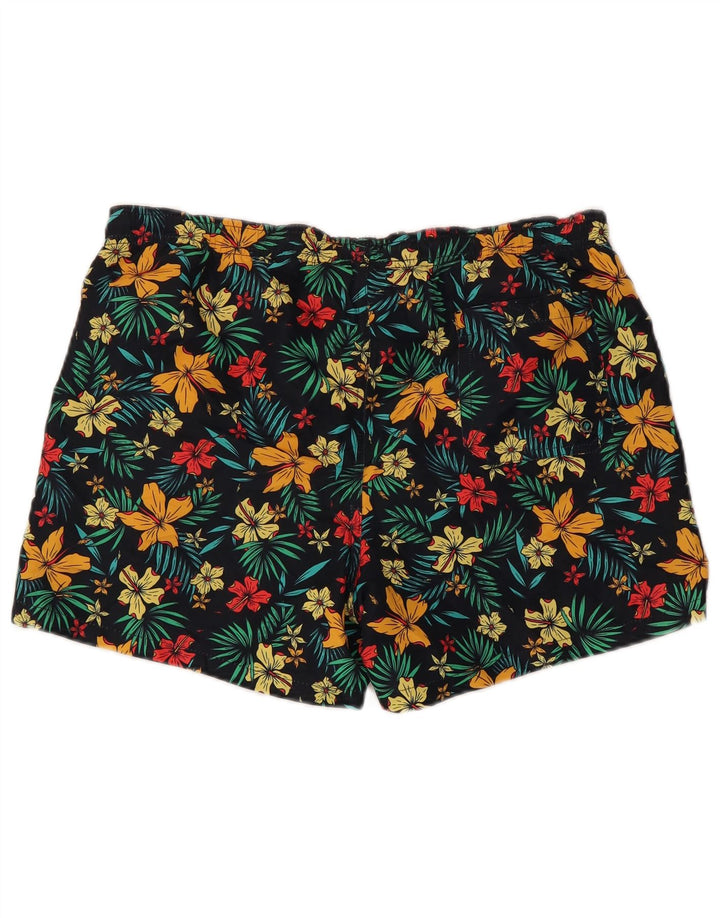 Maui and Sons Short de Bain Homme Grand Noir Floral Polyester