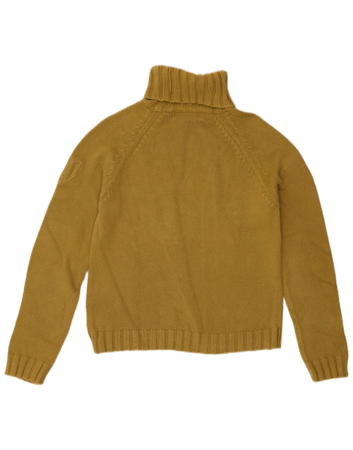 Zara Pull col roulé pour femme UK 14 Large Jaune