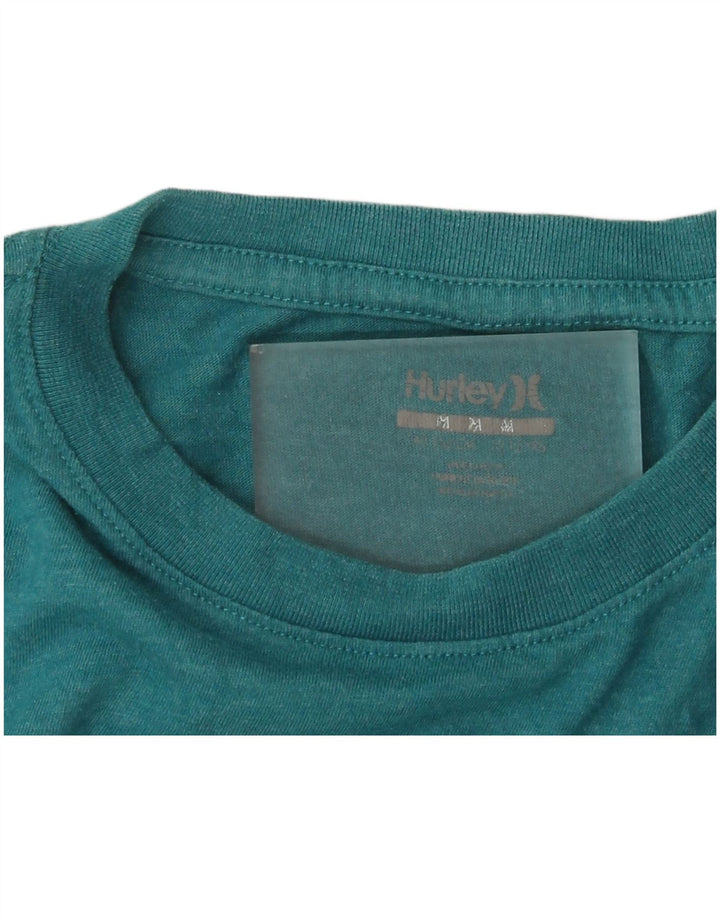 Hurley T-Shirt Graphique Garçon 11-12 ans Vert Moyen