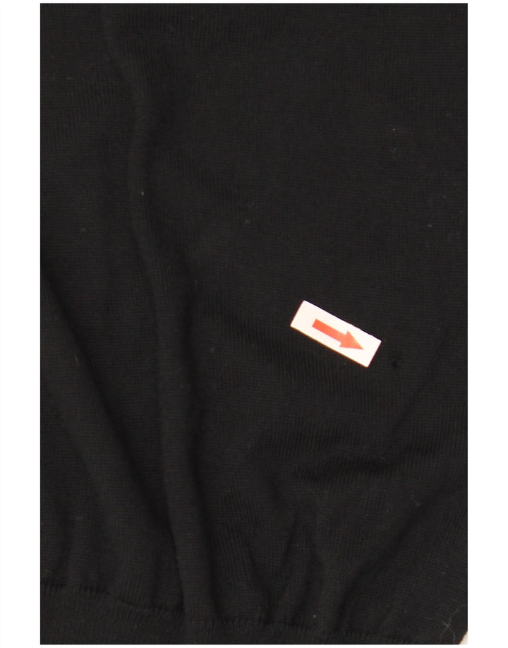 Hugo Boss Pull col roulé pour homme 2XL Laine noire