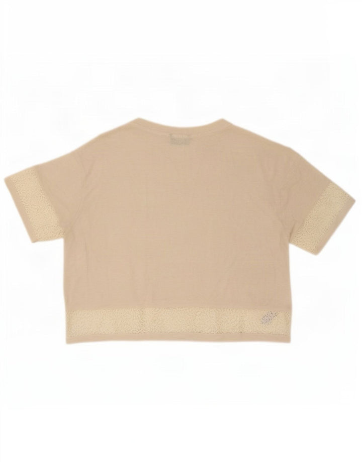 Marks & Spencer T-shirt surdimensionné pour femme UK 16 Grand lin beige