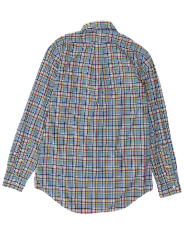 Ralph Lauren Chemise Homme Petit Carreau Bleu Coton