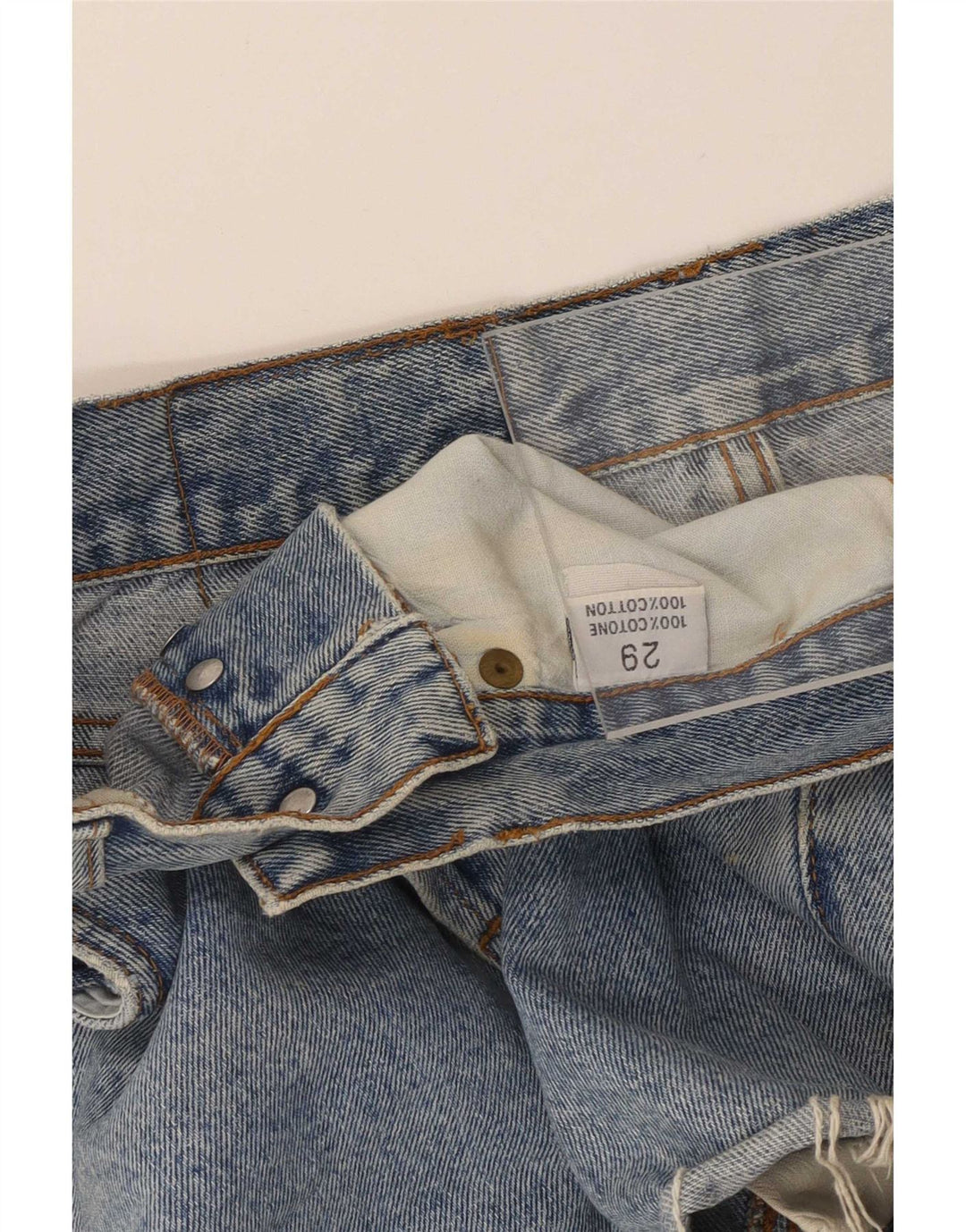 Levi's Short en Jean Femme Medium W29 Bleu Coton