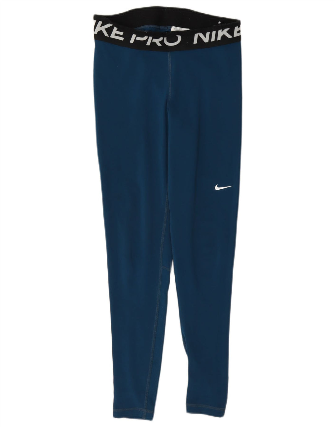 Nike Legging graphique Dri Fit pour femme UK 10 Small Bleu Colorblock Polyester