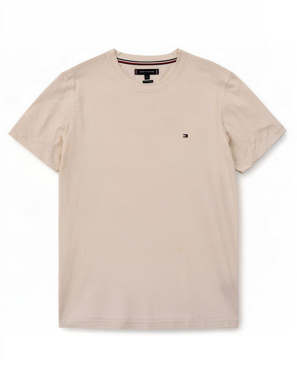 Tommy Hilfiger T-Shirt Homme Grand Blanc Coton