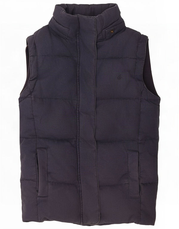 Jack Wills Gilet rembourré pour femme UK 10 Small Navy Blue