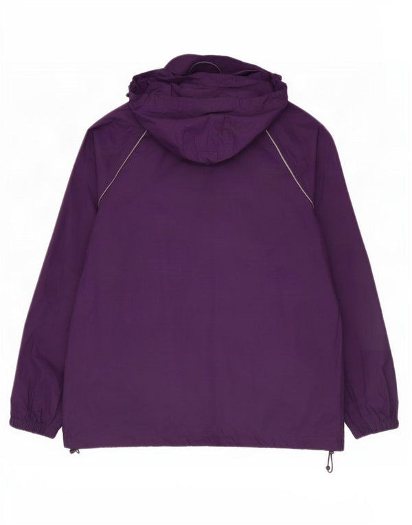 Mountain Warehouse Veste de pluie à capuche pour femme UK 14 Large Violet Nylon