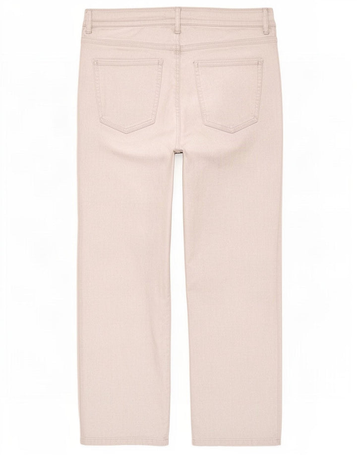 Marks & Spencer Pantalon court pour femme UK 12 Medium W30 L24 Argenté