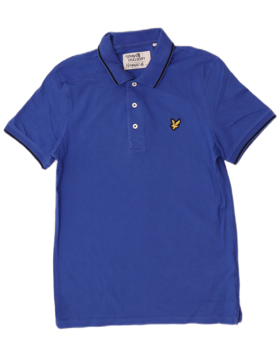 Lyle & Scott Polo Homme Petit Bleu Coton