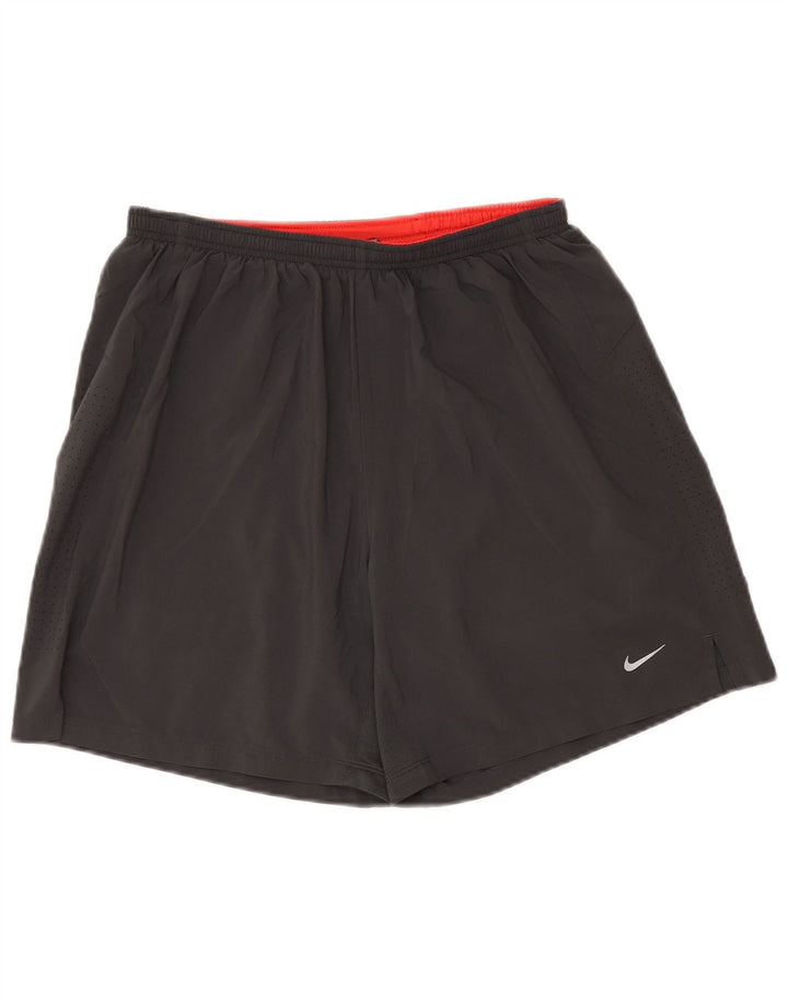 Short de sport Nike Dri Fit pour hommes, grand, noir, polyester