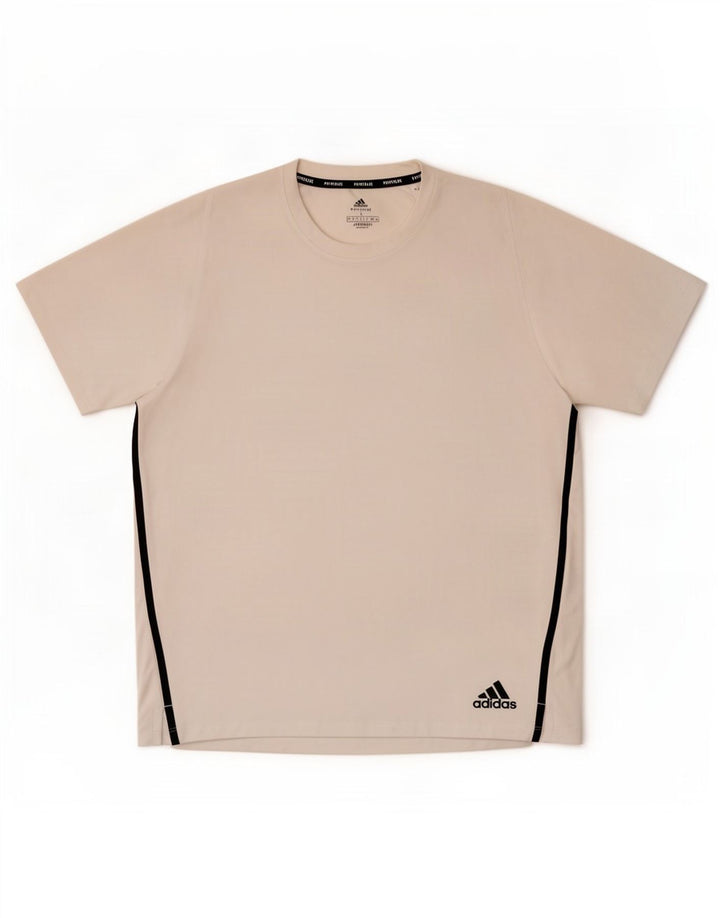Adidas Hommes Aeroready T-Shirt Haut Grand Blanc Polyester