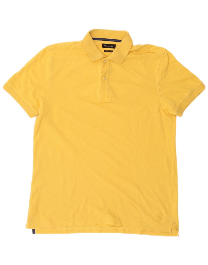 Massimo Dutti Polo Homme Grand Jaune