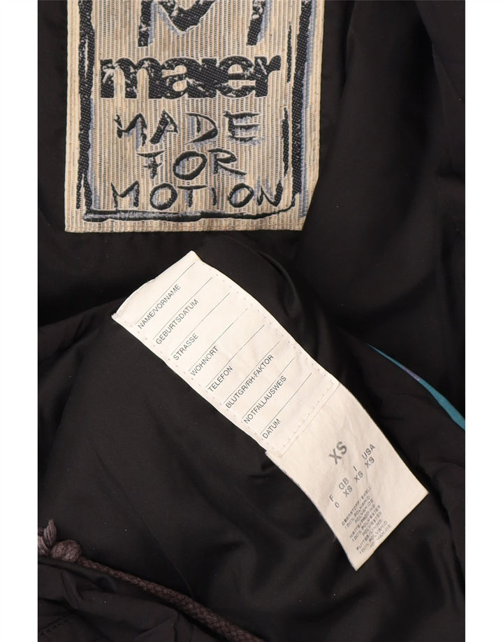 MAIER Veste coupe-vent surdimensionnée pour homme UK 6 XS Noir Floral