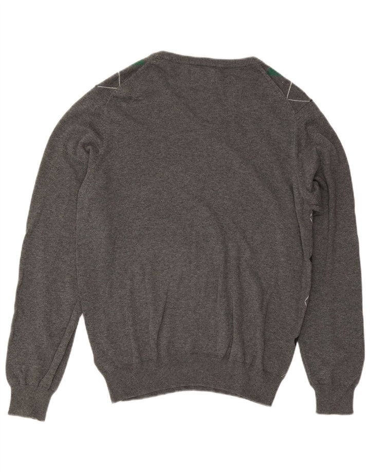Marks & Spencer Pull Blue Harbor Col V Homme Gris Moyen