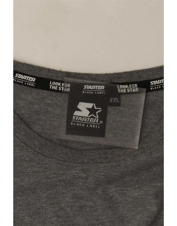 Starter T-shirt à manches longues pour femme UK 21 2XL Gris