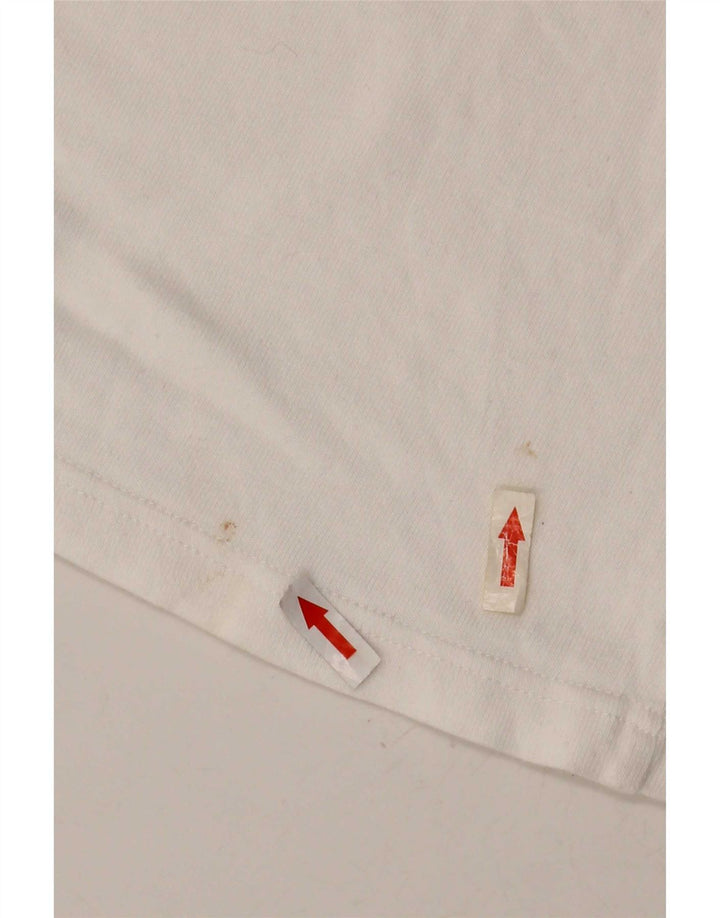 Vans T-shirt graphique en coton color block blanc moyen pour homme