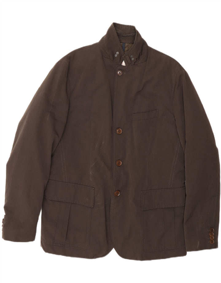 Moncler Veste utilitaire rembourrée pour hommes 2XL Marron Polyester