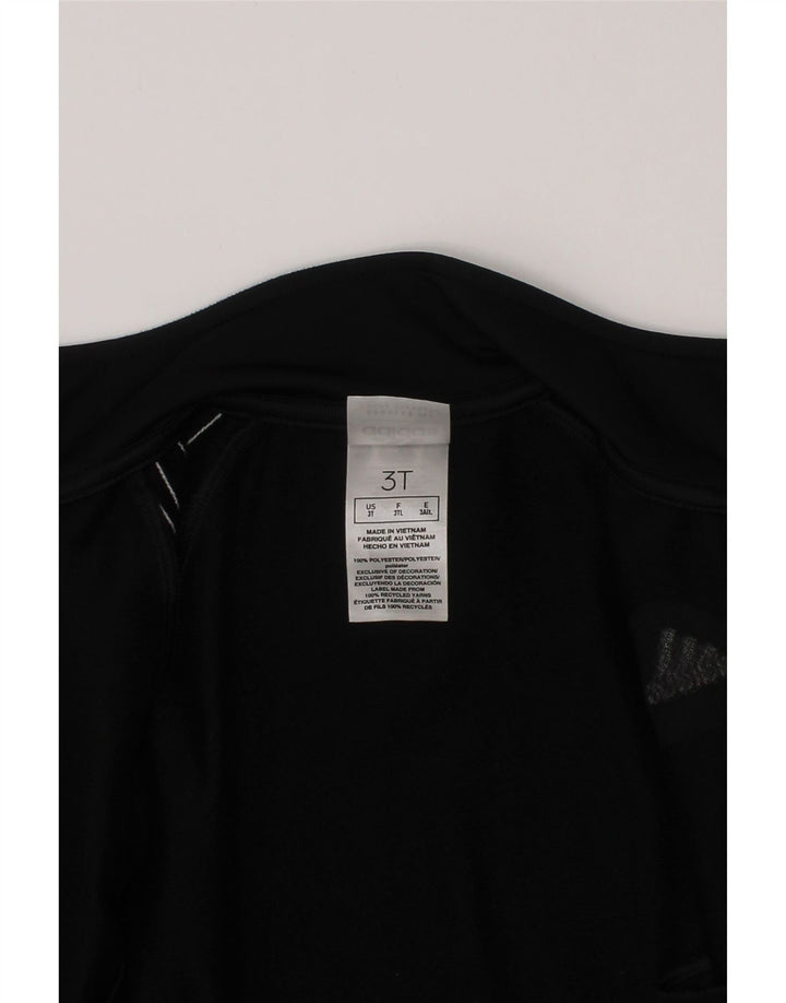Veste de survêtement Adidas Garçon 2-3 ans Noir Polyester