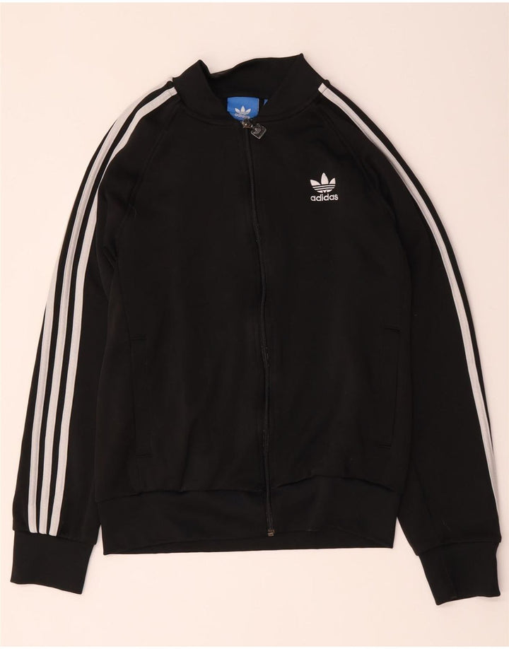 Adidas Veste de survêtement pour homme Noir moyen Polyester