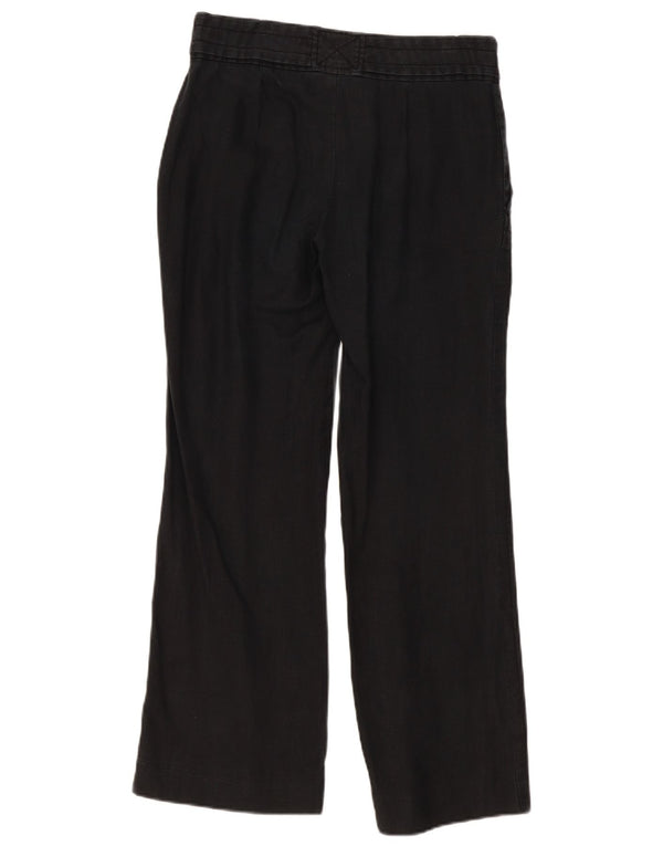 Zara Pantalon décontracté bootcut pour femme Petit W26 L30 Noir