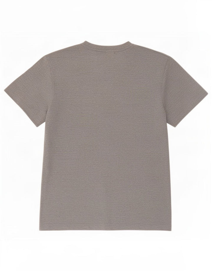 Lotto T-Shirt Homme Gris Moyen Moucheté Coton