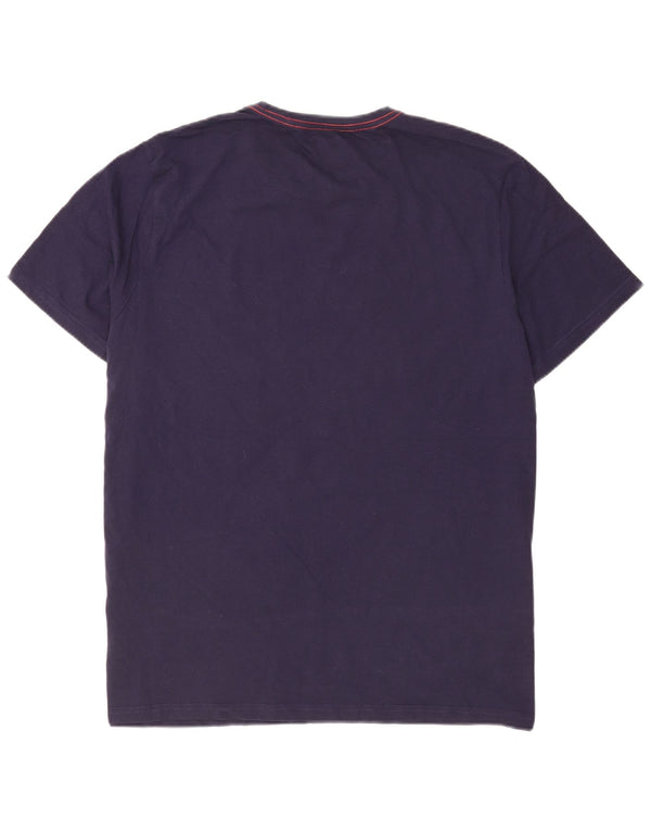 Mountain Warehouse T-shirt graphique régulier pour homme en coton bleu marine 2XL