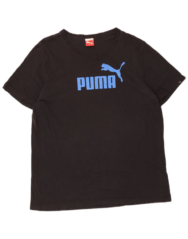 Puma T-Shirt Graphique Top XL Homme Noir Coton