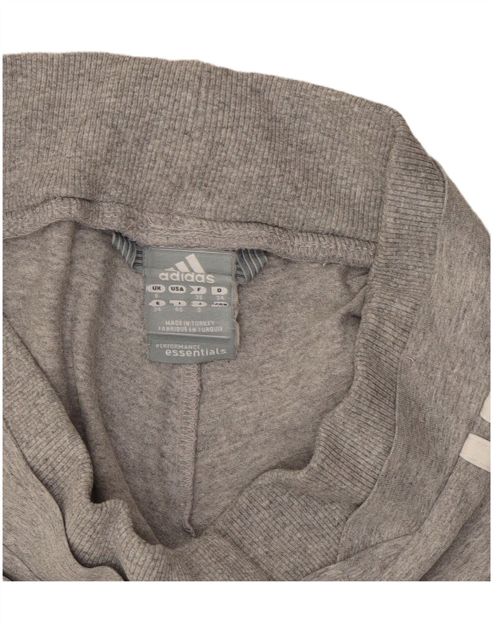 Adidas Short de sport pour femme UK 8 Petit gris moucheté