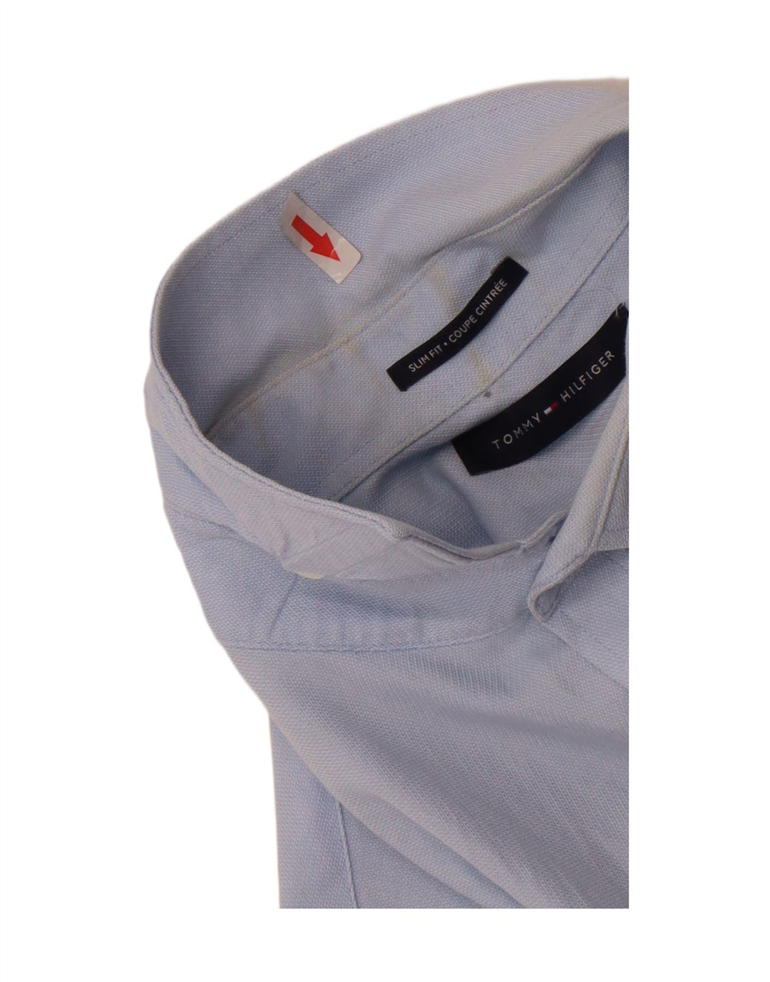 Tommy Hilfiger Chemise slim fit pour homme Taille 16 1/2 Grand Bleu