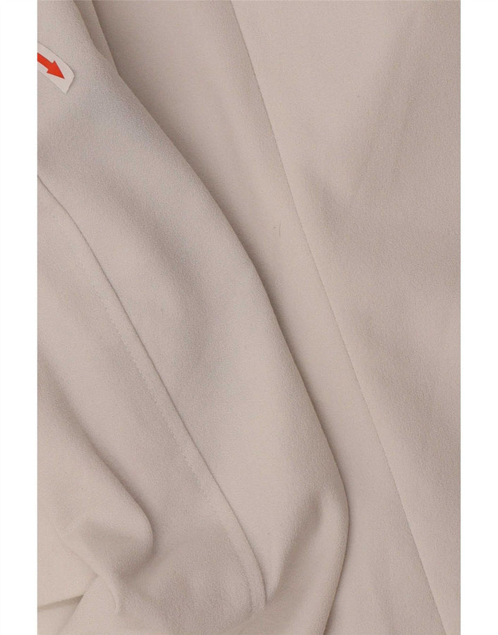 Zara Veste Blazer Double Boutonnage Femme UK 6 XS Blanc Polyester