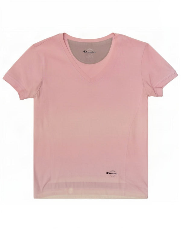Champion T-Shirt Easy Fit pour Femme UK 10 Petit Rose Coton