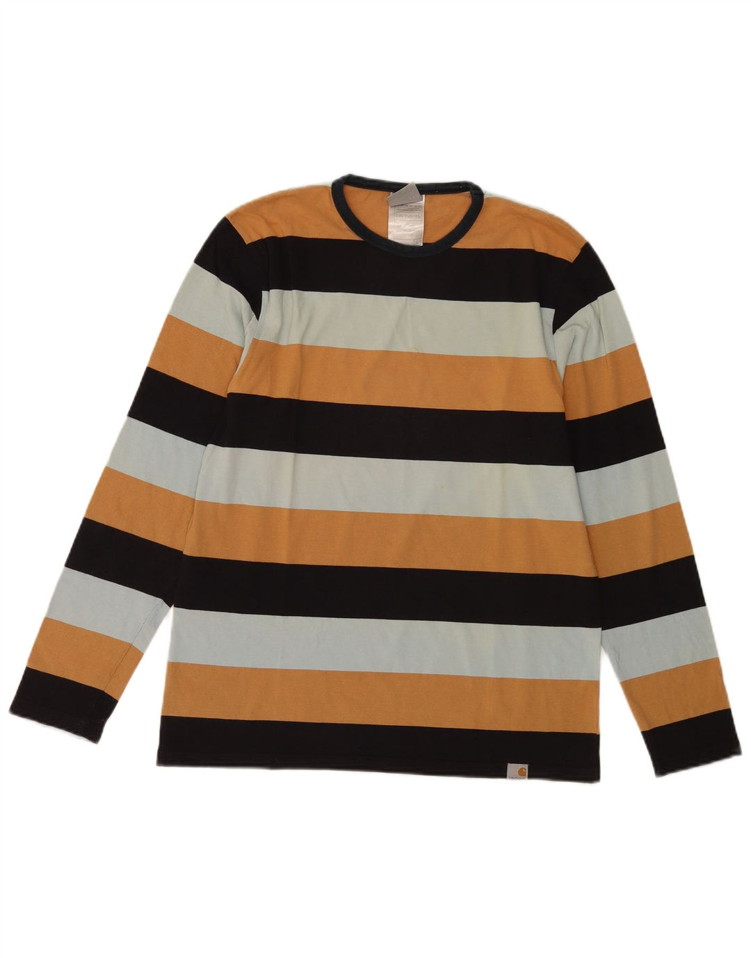 Carhartt Haut à manches longues pour homme en coton rayé multicolore