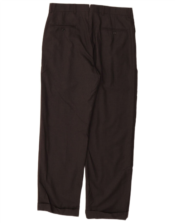 BROOKS BROTHERS Pantalon de Costume Madison Pegged Homme W33 L30 Gris Laine