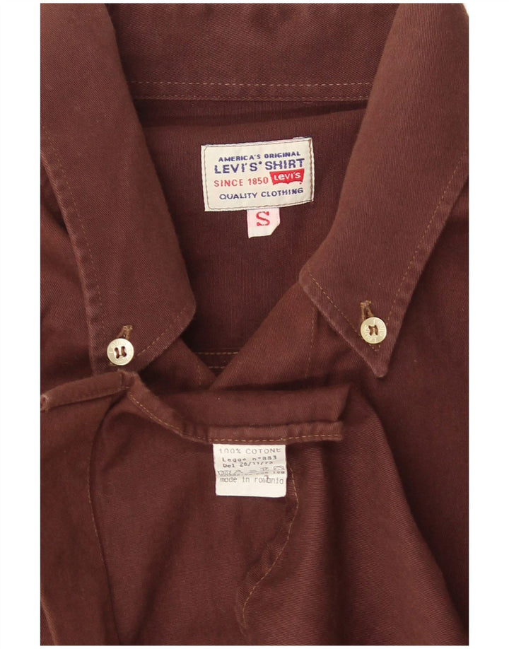 Levi's Chemise Small Marron Coton Homme