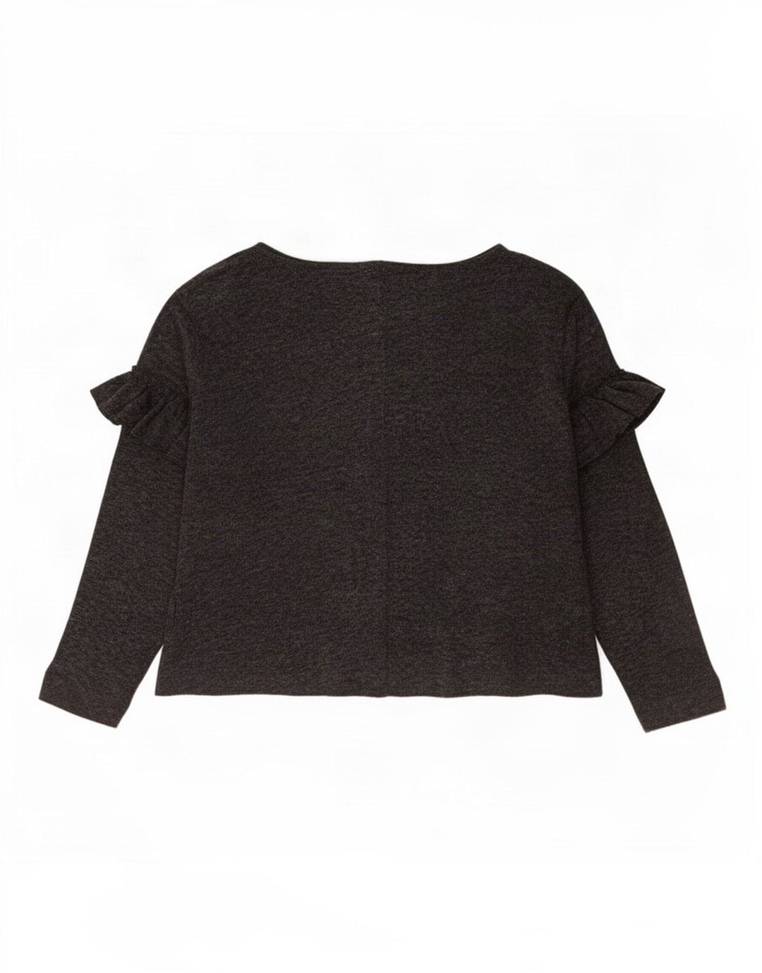 Zara Femme Top Manches Longues UK 14 Gris Moyen