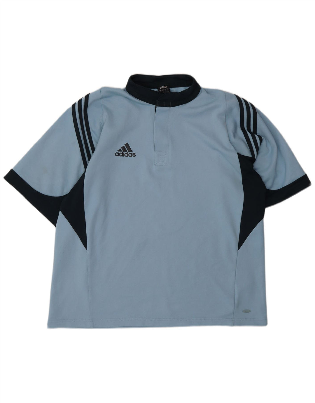 Adidas Polo Homme Grand Bleu Colorblock Polyester