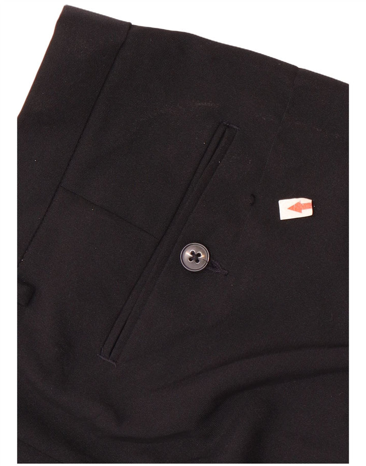 Marks & Spencer Pantalon de costume coupe classique pour homme W34 L33 Bleu marine Polyester
