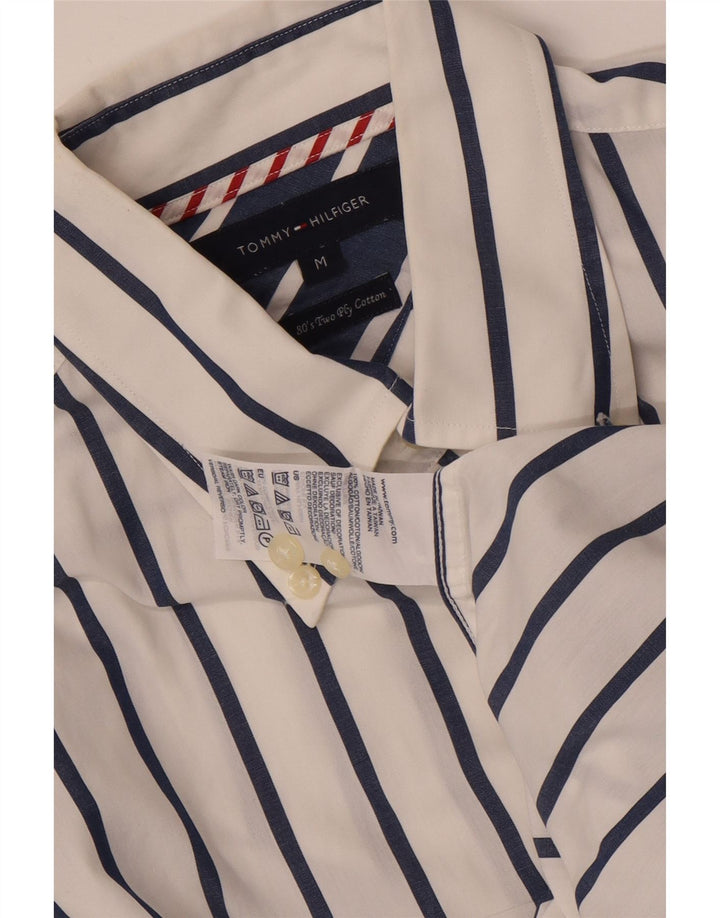 Tommy Hilfiger Chemise Homme Coton Rayé Blanc Moyen