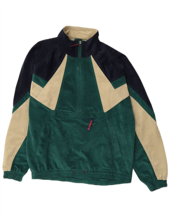 MC KEE'S Survêtement Complet En Velours Homme Vert Moyen Polyester Colorblock