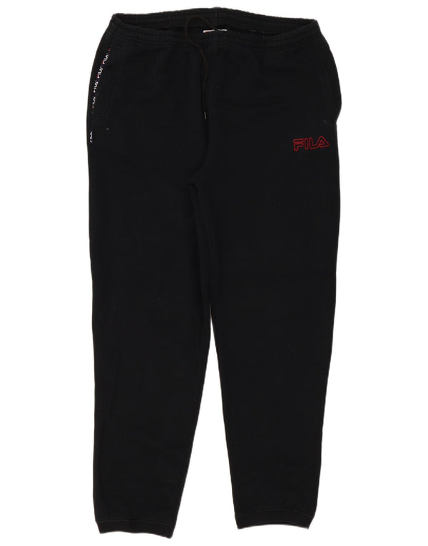 Fila Pantalon de Survêtement Graphique Joggers XL Noir Coton Homme