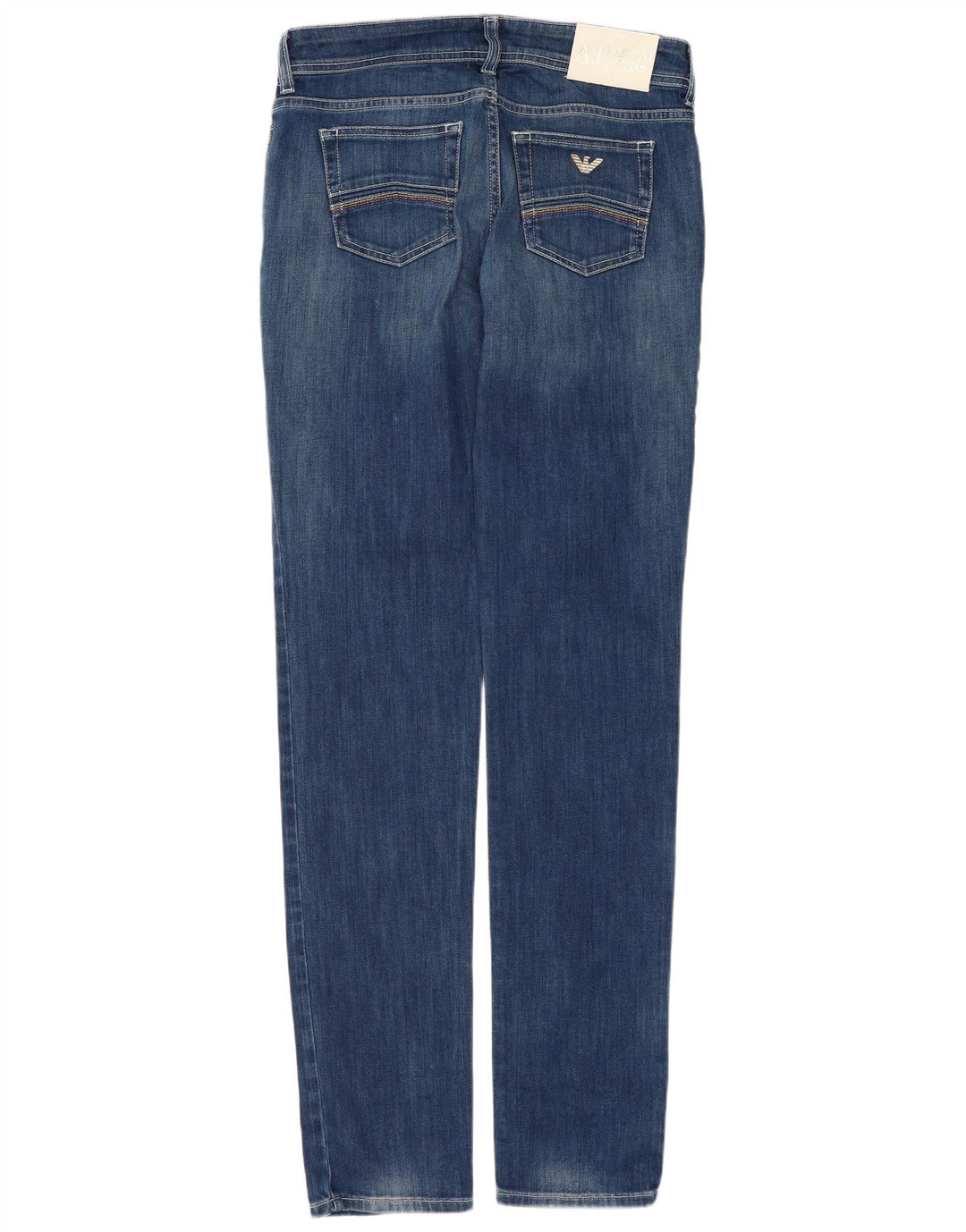 Armani Femme Jean Slim W29 L32 Bleu Coton