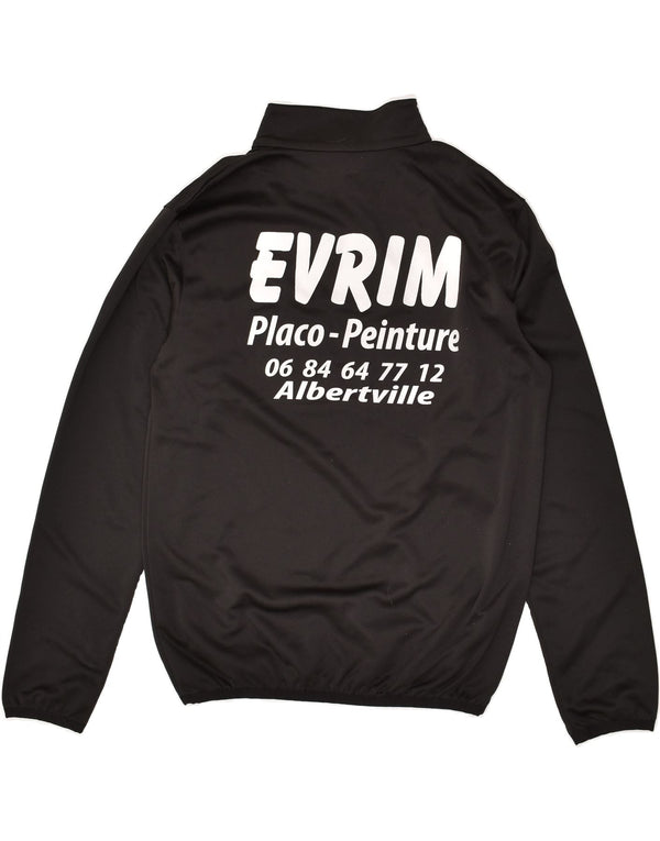 PUMA Haut de survêtement graphique pour hommes, petit, noir, polyester