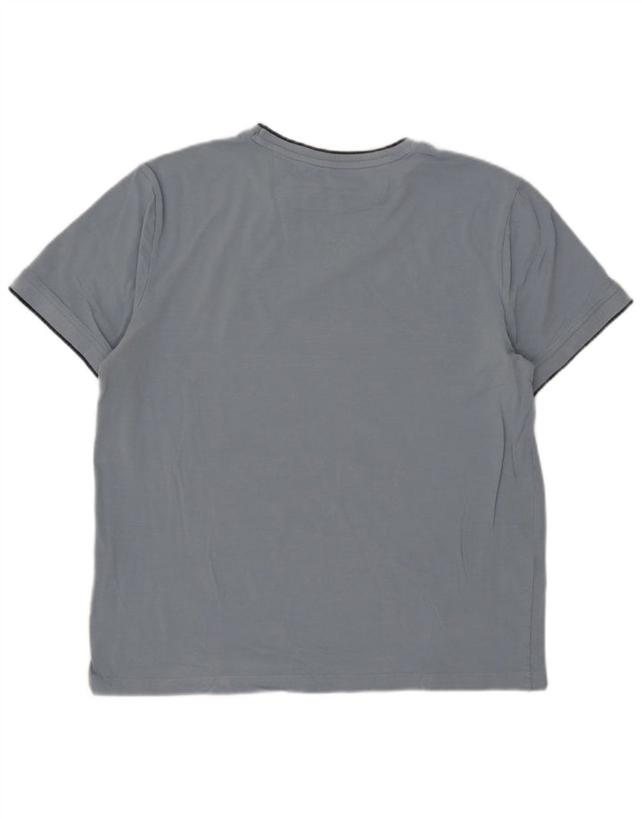 Nautica T-Shirt Homme Haut Large Bleu Coton